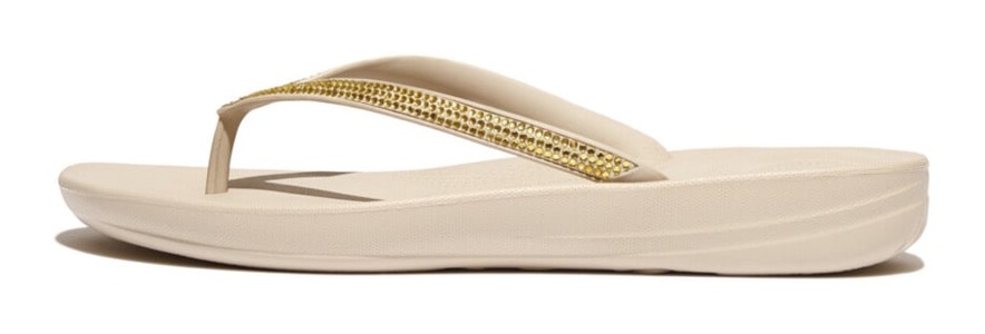 Fitflop, Fitflop Zehentrenner »iQUSHION SPARKLE - CLASSIC«, Fitflop - flip-flops fã¼r damen iqushion sparkle tpu, für Damen, Größe 39