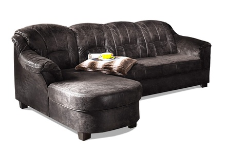 HOME AFFAIRE, Home affaire Ecksofa »Budapest«, wahlweise mit Bettfunktion, mit Recamiere oder Ottomane, 