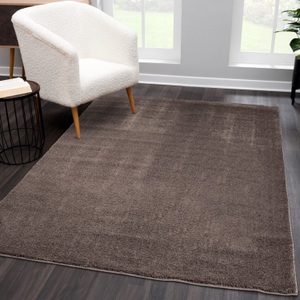 Carpet City, Hochflor-Teppich, »Softshine 2236«, Carpet City, rechteckig, Höhe 30 mm, maschinell gewebt, Carpet City Teppich »Softshine 2236«, rechteckig, 14 mm Höhe, Läufer, Hochflor, besonders weich, robust, Uni, Wohnzimmer
