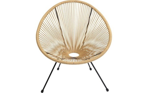 Kare Design, Sessel Acapulco Natur, KARE Stuhl »Acapulco Natur«