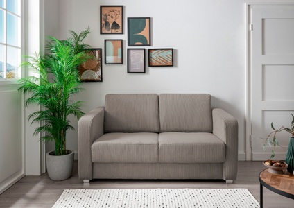 INOSIGN, INOSIGN Schlafsofa, Home affaire Schlafsofa »Mia Problemlöser Sofa, Einzelauszug, Bettsofa, zeitlos und bequem« mit 2 Einzelauszügen als Längsschläfer