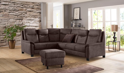 Home affaire Ecksofa »Bocca«, mit Federkern, incl. Kopfteilverstellung, wahlweise Bettfunktion