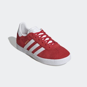 adidas Originals, Adidas Originals Gazelle Sneaker | Better Scarlet + Footwear White + Gold Metallic | Jungen | EU37 1/3, Adidas Originals Gazelle Sneaker | Better Scarlet + Footwear White + Gold Metallic | Jungen | EU37 1/3