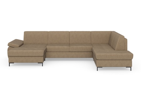 DOMO collection Wohnlandschaft »Capelo«, mit Armteilverstellung, wahlweise mit Bettfunktion, inklusive Federkern