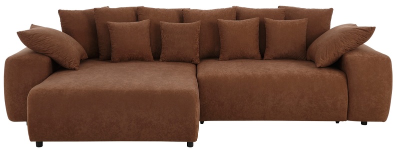 HOME AFFAIRE, Home affaire Ecksofa »Riveo Luxus«, mit besonders hochwertiger Polsterung für bis zu 140 kg pro Sitzfläche, auch mit Cord-Bezug, Home affaire Ecksofa »Glamour II, L-Form«, mit DuraSpring-Taschenfederkern bis 140 kg belastbar