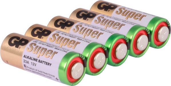 GP Batteries, GP Batteries GP23AF Spezial-Batterie 23 A Alkali-Mangan 12 V 38 mAh 5 St., GP Batteries Alkaline Rundzellbat.23A 5x 12V Hochspannung