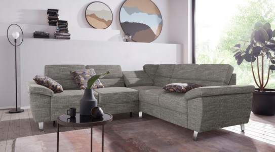 SIT&MORE, sit&more Ecksofa, sit&more Ecksofa »Sorano L-Form«, wahlweise mit Bett- und Relaxfunktion, inkl. Bettkasten