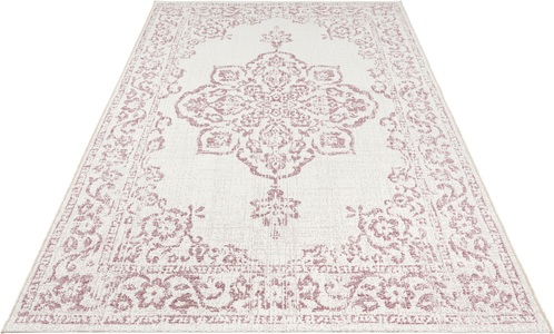 BOUGARI, Teppich, »Tilos«, bougari, rechteckig, Höhe 8 mm, maschinell gewebt, NORTHRUGS Teppich »Outdoor Beach 80«, rechteckig, - mm Höhe