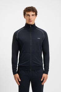 BOSS Sweatjacke »Mix&Match Jacket Z«, mit Kontrastnaht am Ärmel