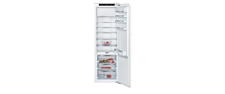 Bosch, Bosch KIF82PFF0 Kühlschrank rechts, Bosch Serie 8, Einbau-Kühlschrank mit Gefrierfach, 177.5 x 56 cm, Flachscharnier, KIF82PFF0