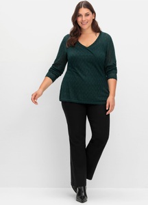 Sheego V-Ausschnitt-Pullover »V-Ausschnitt-Pullover«