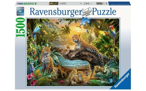 Ravensburger, Puzzle Leopardenfamilie im Dschungel, Ravensburger Puzzle »Puzzle Leopardenfamilie im Dschungel«, (1500 tlg.)