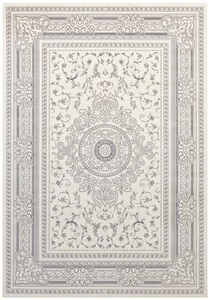 White Label, White Label - Teppich Classic Orient - 160 x 230 cm, Home affaire Teppich »Aiken«, rechteckig, 6 mm Höhe, Sam Orientalisches Design, mit Bordüre, Seiden Optik