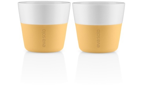 Eva Solo, Eva Solo Cappuccinotasse »Eva Solo Lungo-Becher Set Goldfarbenen Sand«, Eva Solo Cappuccinotasse »Lungo-Becher«, 2er Set, Ø 8,5 cm, 230 ml