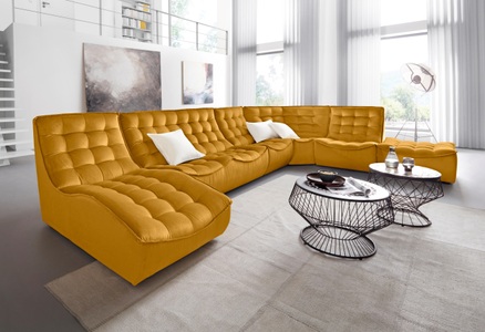 CALIA ITALIA, CALIA ITALIA Sessel »Banjo«, ohne Armteil, CALIA ITALIA Sessel »Banjo, Designsessel mit erstklassigem Sitzkomfort, als Einzelelement«, oder als Modulsofa mit den passenden Elementen kombinierbar