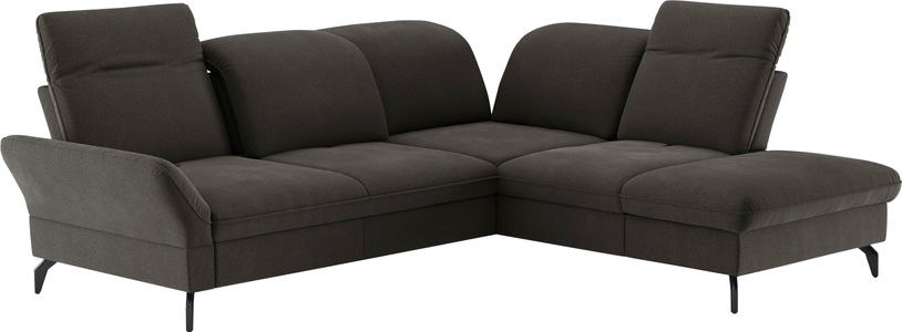 SIT&MORE, sit&more Ecksofa »Leandro L-Form«, Wahlweise mit Bett-, Kopfteil - und Armlehnfunktion, sowie Stauraum