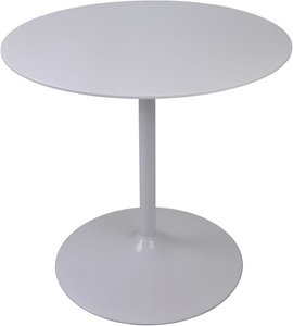 mutoni casual, Bistrotisch rund weiss hochglanz 80x80cm, Bistrotisch rund weiss hochglanz 80x80cm