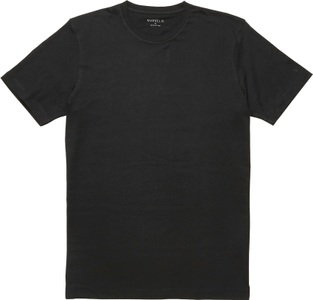 MARVELIS T-Shirt, (Packung, 2 tlg.), Doppelpack, basic, Rundhals, Unterziehshirt, regular fit