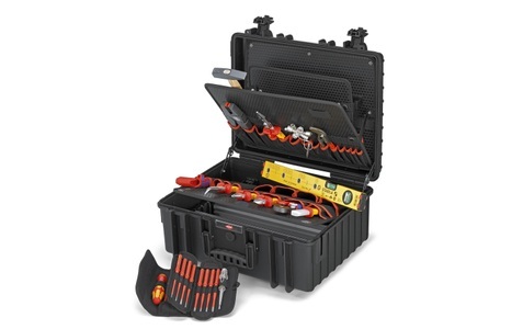 Knipex, Knipex Robust 34 Elektro 00 21 36 Elektriker Werkzeugkoffer bestückt 26teilig, Knipex Werkzeugset »Robust34 Elektro«, (26 tlg.)