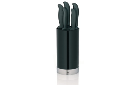 Kela, Kela Messerblock-Set mit Messer Acida, kela Messerblock »Acida schwarz«