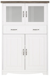 HOME AFFAIRE, Home affaire Highboard »Trinidad Antique«, Home affaire Highboard »Trinidad Antique«, Vitrine, Breite 102 cm