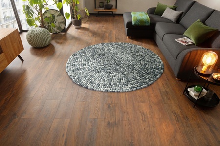 HOME AFFAIRE, Wollteppich, »Maja«, Home affaire, rund, Höhe 22 mm, handgewebt, 