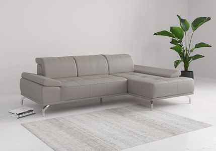 Places of Style Ecksofa »Caluna«, Inkl.Sitztiefenverstellung, wahlweise mit Kopf- und Armteilverstellung