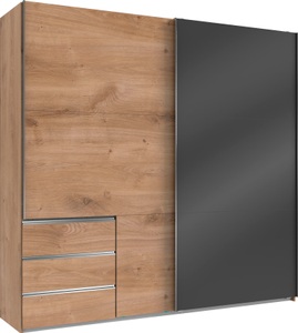 fresh to go, Fresh To Go Schwebetürenschrank »Level«, mit Glastür, Wimex Schwebetürenschrank »Level by fresh to go«, mit Glastür