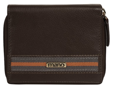 MANO, MANO Geldbörse, (1 tlg.), echt Leder, MANO Geldbörse, echt Leder