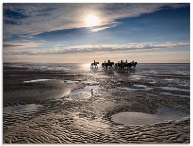 Artland Glasbild »Freiheit am Meer«