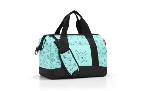 REISENTHEL, reisenthel ® allrounder M kids cats and dogs mint - türkis, Reisenthel Reisetasche Allrounder M Kids Cats and Dogs Mint