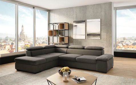 SIT&MORE, sit&more Ecksofa »Alcudia L-Form«, wahlweise mit Bettfunktion, sit&more Ecksofa »Alcudia L-Form« mit Armteilverstellung, optional Kopfteilverstellung und Bettfunktion