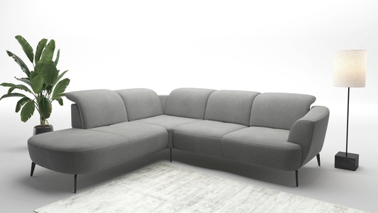 sit&more Ecksofa »Zoe«, ink.Sitztiefenverstellung, wahlweise mit Kopfteilverstellung