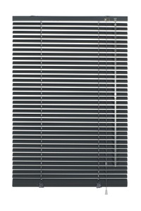 Gardinia, Aluminium-Jalousie im Fixmass, Gardinia, 25mm (1 Stück), GARDINIA Jalousie »Aluminium-Jalousie 25 mm«, (1 St.), Jalousiebänder farblich passend