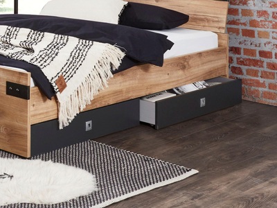 Wimex, Wimex Bettschubkasten-Set, 2-teilig, Bettschublade LIVERPOOL eiche