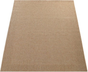 Paco Home Teppich »Waregem 621«, rechteckig, 2 mm Höhe, In- und Outdoor geeignet, Wohnzimmer