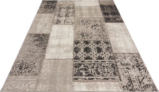 BOUGARI, Teppich, »Symi«, bougari, rechteckig, Höhe 8 mm, maschinell gewebt, NORTHRUGS Teppich »Symi«, rechteckig, 8 mm Höhe, In- & Outdoor, Kurzflor, Läufer, Vintage, Wohnzimmer, Aussenbereich