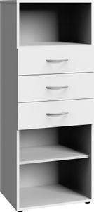CONFORAMA, Regal Tür(en) 3 Schublade(n) MODUL Weiss, Wimex Regal »Multiraumkonzept«, Breite 30 cm