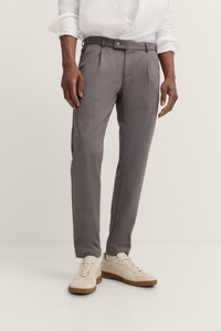 bugatti Bundfaltenhose »Tapered Fit«, mit Flexcity Jersey Stretch