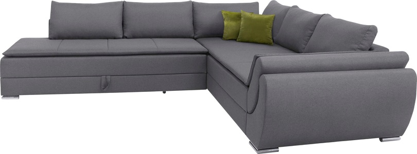 INOSIGN, INOSIGN Ecksofa »Göteborg«, mit Boxspring-Bettfunktion und Bettkasten, Dauerschlaffunktion inkl. Topper, INOSIGN Ecksofa »Göteborg«, mit Boxspring-Bettfunktion und Bettkasten, Dauerschlaffunktion, Topper
