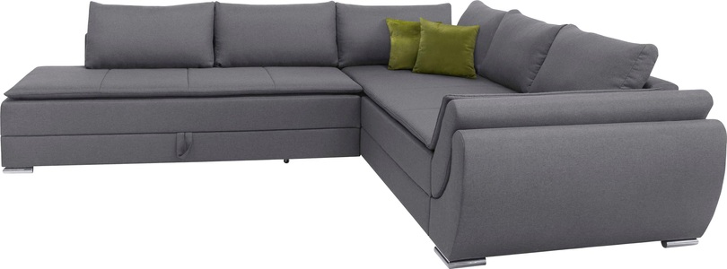 INOSIGN, INOSIGN Ecksofa »Göteborg«, mit Boxspring-Bettfunktion und Bettkasten, Dauerschlaffunktion inkl. Topper, INOSIGN Ecksofa »Göteborg«, mit Boxspring-Bettfunktion und Bettkasten, Dauerschlaffunktion, Topper