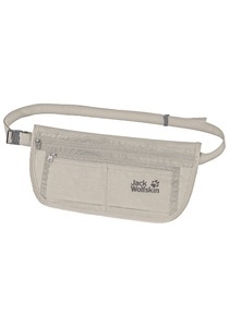 Jack Wolfskin, Jack Wolfskin Bauchtasche Document Belts DE Luxe one size grau, Jack Wolfskin Gürteltasche »DOCUMENT BELT DE LUXE«