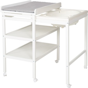 Roba, roba Bade-Wickel-Kombination inkl. Wickelauflage ausziehbar, roba® Wickelkommode »Bade-Wickel-Kombination«, 57,5 cm