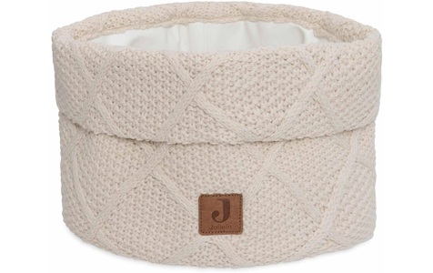 Jollein, Jollein Aufbewahrungskorb »Check Knit Oatmeal 14 x 18 cm«, Jollein Aufbewahrungskorb »Check Knit Oatmeal 14 x 18 cm«