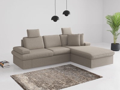 sit&more Ecksofa »Moreno«, mit Armteilverstellung,wahlweise mit Bettfunktion