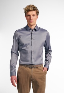 Eterna, ETERNA LANGARM HEMD SUPER SLIM PERFORMANCE SHIRT STRETCH TAUPE, Eterna Langarmhemd »SUPER SLIM«