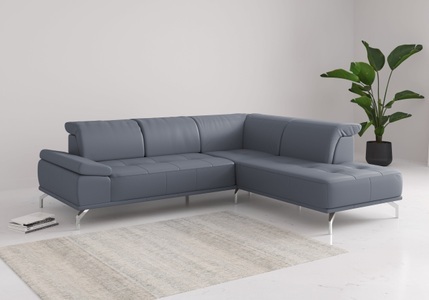Places of Style Ecksofa »Caluna«, Inkl.Sitztiefenverstellung, wahlweise mit Kopf- und Armteilverstellung