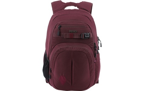 Nitro, NITRO Schulrucksack »Chase, Wine«, NITRO Schulrucksack »Chase«, Alltagsrucksack, Rucksack für Freizeit, Schule, Arbeit und Reise
