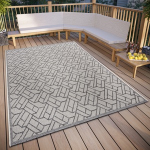 Hanse Home, HANSE Home Teppich »Eru«, rechteckig, strapazierfähig, pflegeleicht, robust, In- und Outdoor, wetterfest, HANSE Home Teppich »Eru«, rechteckig, 6 mm Höhe, strapazierfähig, pflegeleicht, robust, In- und Outdoor, wetterfest