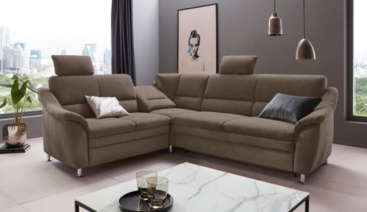 PLACES OF STYLE, Places of Style Ecksofa »Cardoso«, Federkern, wahlweise mit Bett, Schubkasten, teilweise Relaxfunktion, Places of Style Ecksofa »Cardoso L-Form«, Federkern, wahlweise mit Bett, Schubkasten, teilweise Relaxfunktion